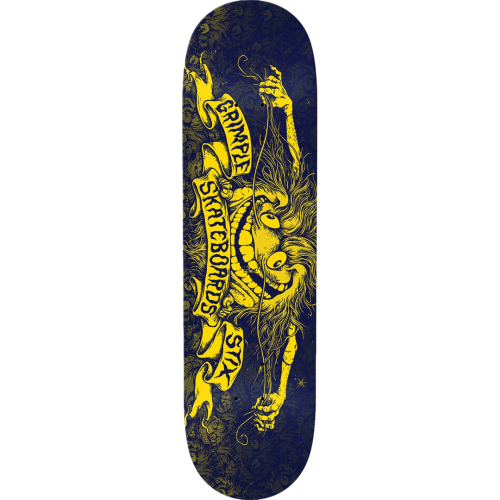 Anti Hero Grimple Stix Deck 7.75 Black/Yellow