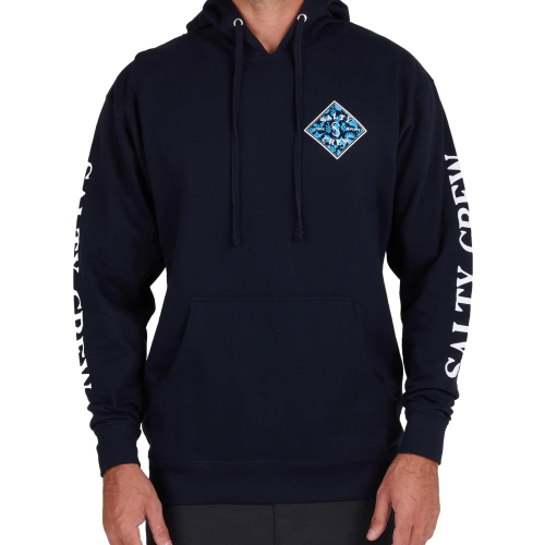 Salty Crew Tippet Shores Hood Fleece Navy Men's