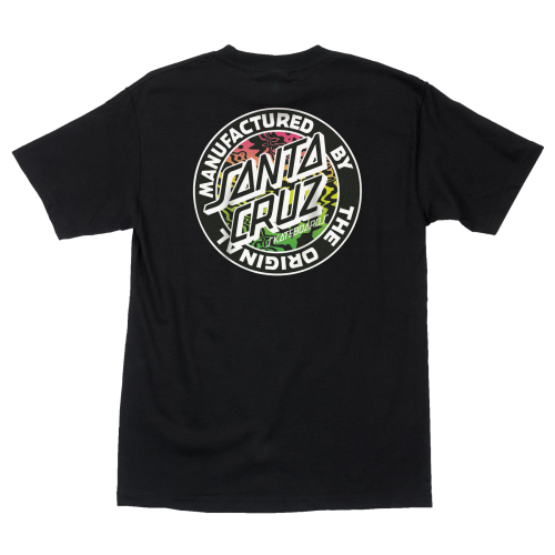Santa Cruz Acidic MFG Dot Black Tee