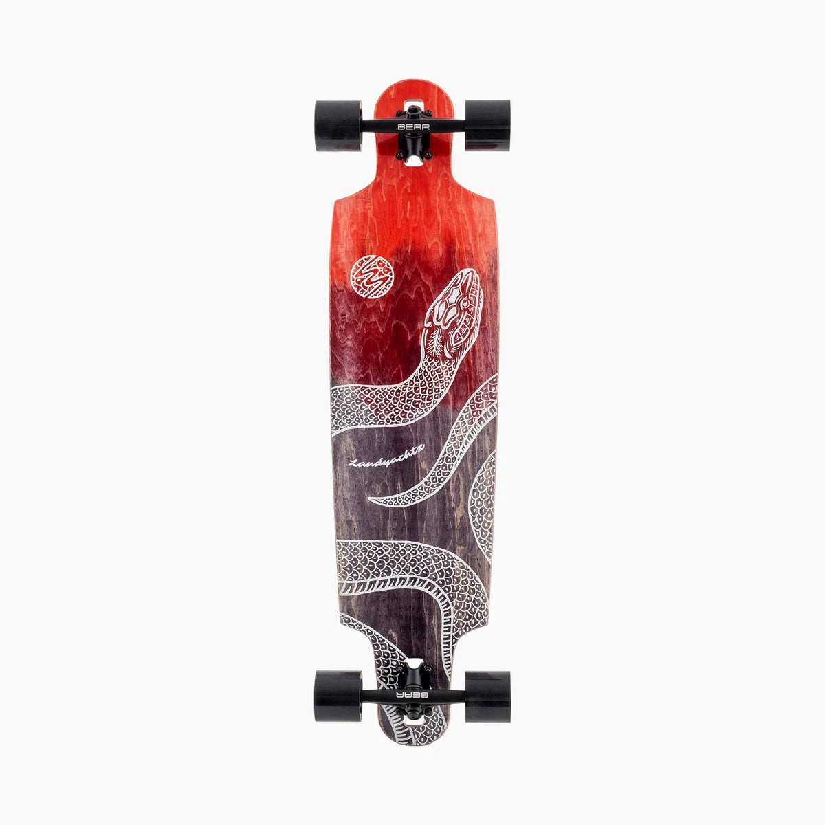 Landyachtz Drop Cat Python 38 Drop Thru Longboard Complete