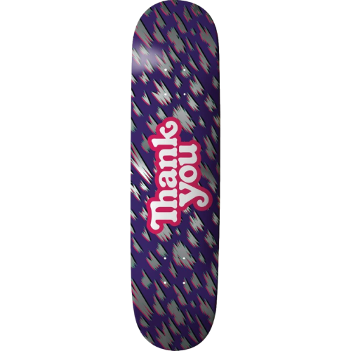 Thank You 8.0 Modern Logo Silver Foil Deck