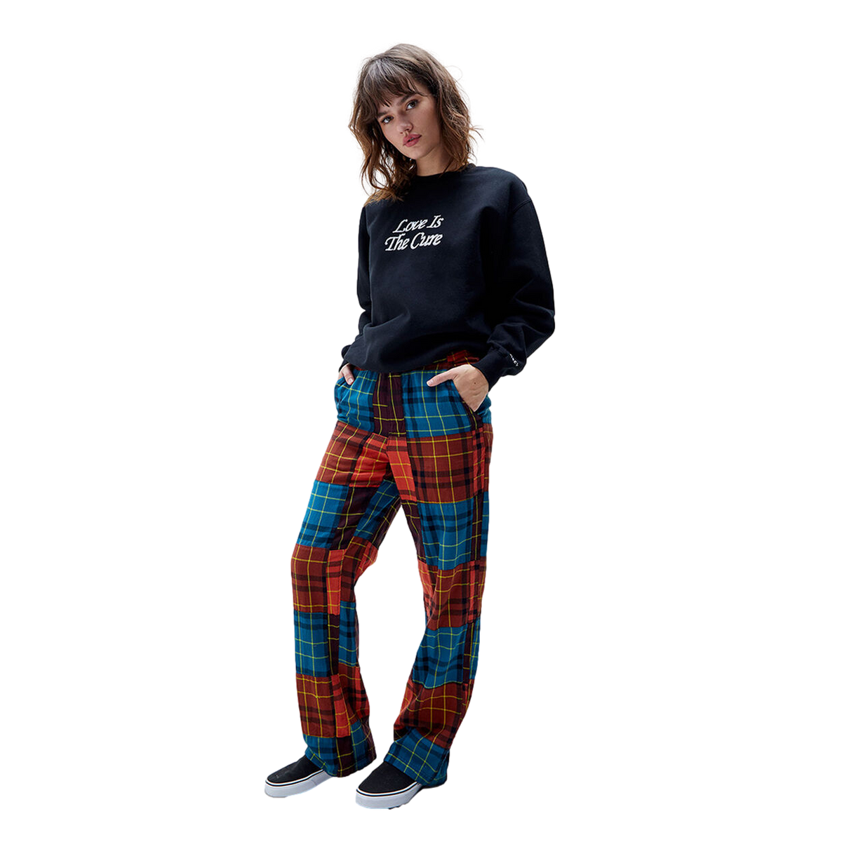 Obey Ava Plaid Pants
