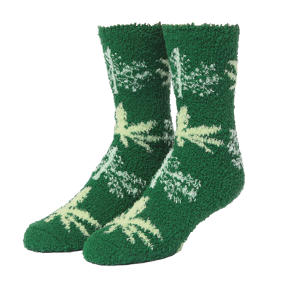 HUF Green Buddy Fuzzy Sock