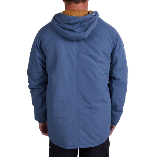 Salty Crew Long Shore Dark Slate Parka Jacket