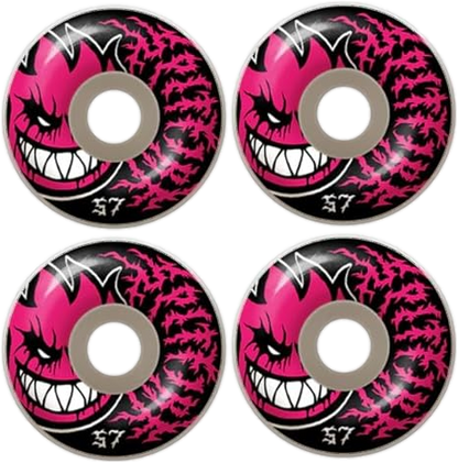 Spitfire Deathmask 57mm White/pink  Skateboard Wheels