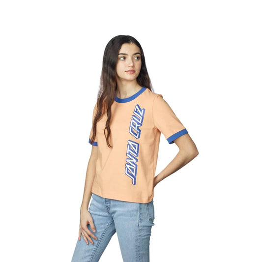 Santa Cruz Obscure Strip Ringer T-Shirt