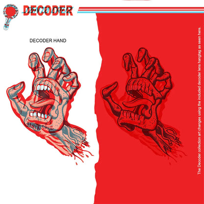 Santa Cruz Decoder Hand Long Sleeve Pocket T-Shirt