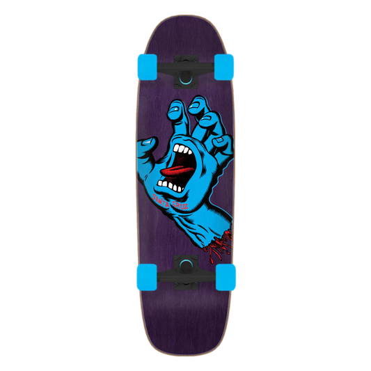 Santa Cruz Screaming Hand Street Cruiser Skateboard Complete