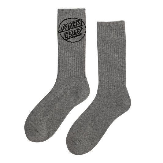 Santa Cruz Opus Eco Dot Socks Mens Eco Gunmetal Hthr