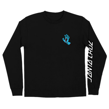 Santa Cruz Screaming Hand L/S Black Tee