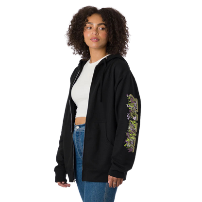 SANTA CRUZ WOMENS EXHIBIT DOT ZIP UP