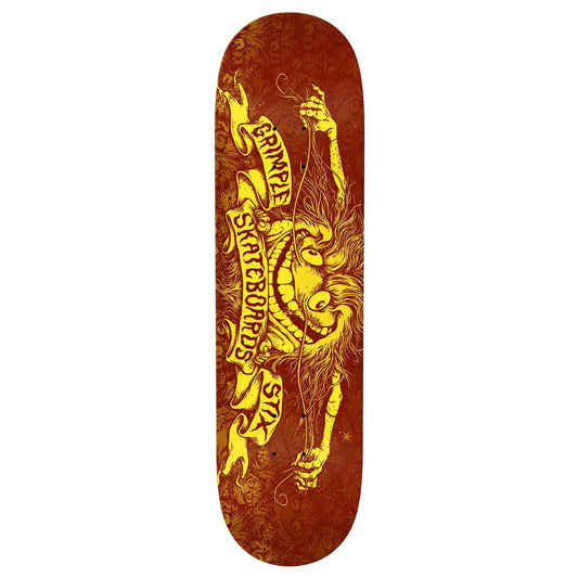 ANTI-HERO GRIMPLE STIX DECK 8.25 RED/YELLOW