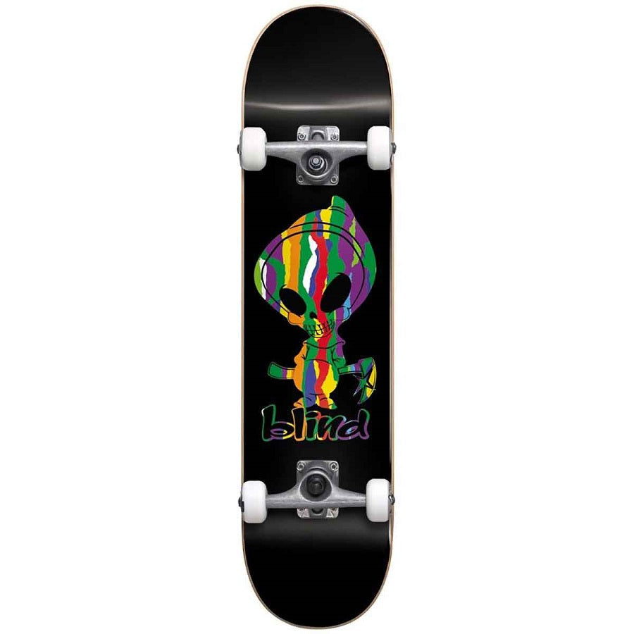 Blind Sweater Pattern Black Complete Skateboard 8.125"