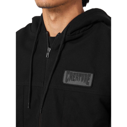 Creature Generator Hooded Black Jacket