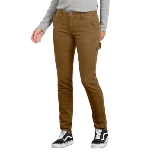 Dickies Flex Slim Fit Duck Carpenter Pants Brown