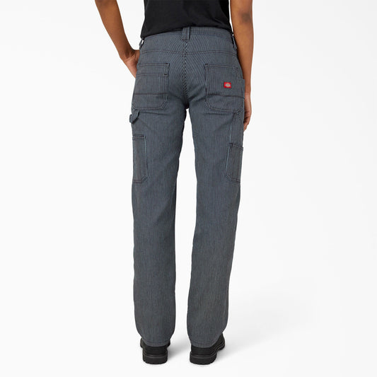 Dickies Women's Hickory Stripe Carpenter Pant