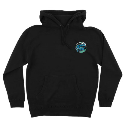 SANTA CRUZ WAVE DOT PULLOVER BLACK