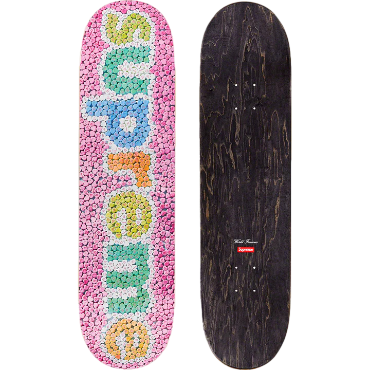 Supreme Candy Hearts Skate Deck