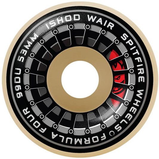 Spitfire Ishod Burnout II Formula 4 Classic Wheels 53mm 99a (Set of 4)