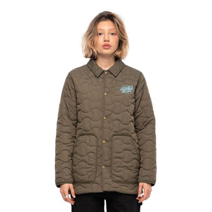 Santa Cruz Oval Line Dot Quilted Jacket