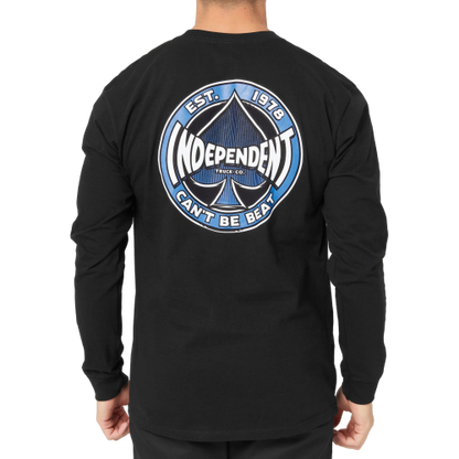 Independent Can't Be Beat L/S Black Tee