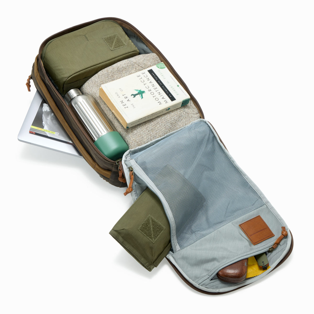 Evergoods Civic Panel Loader Waxed Canvas