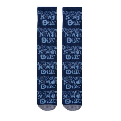 HUF HHF 2021 Navy Crew Sock