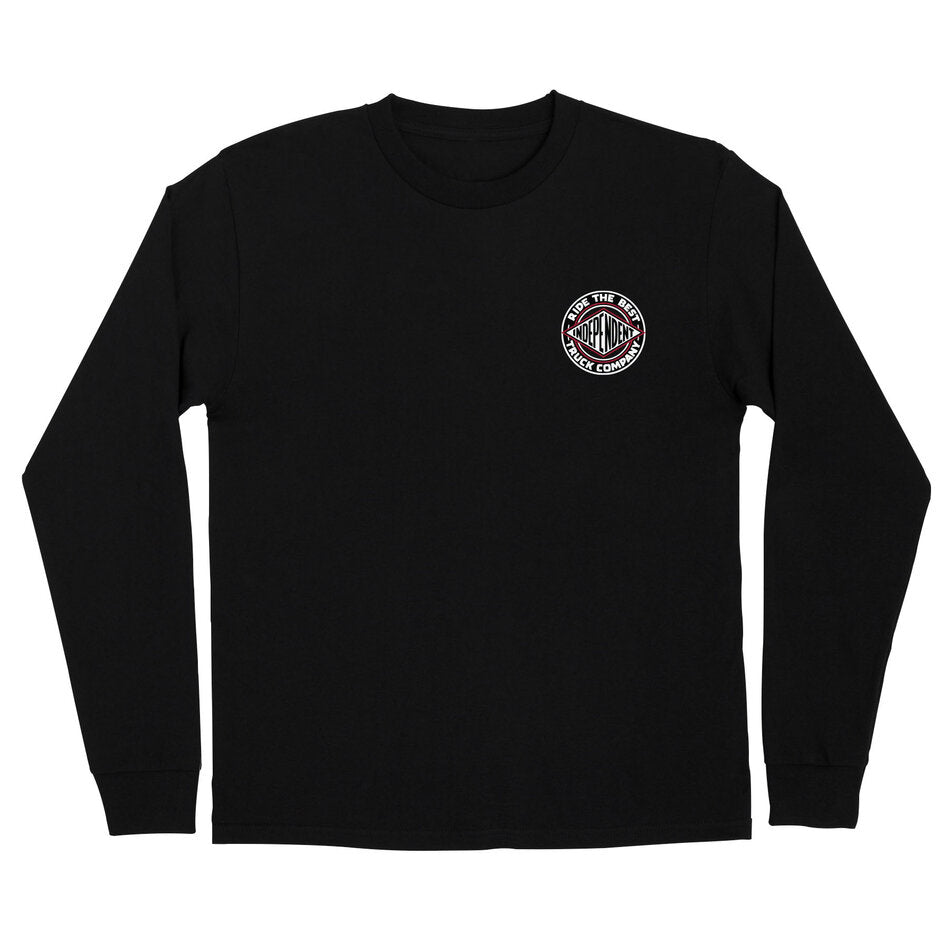 Independent BTG Summit L/S Black Tee