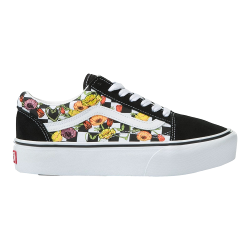 Vans Old Skool Plat Poppy Checkerboard