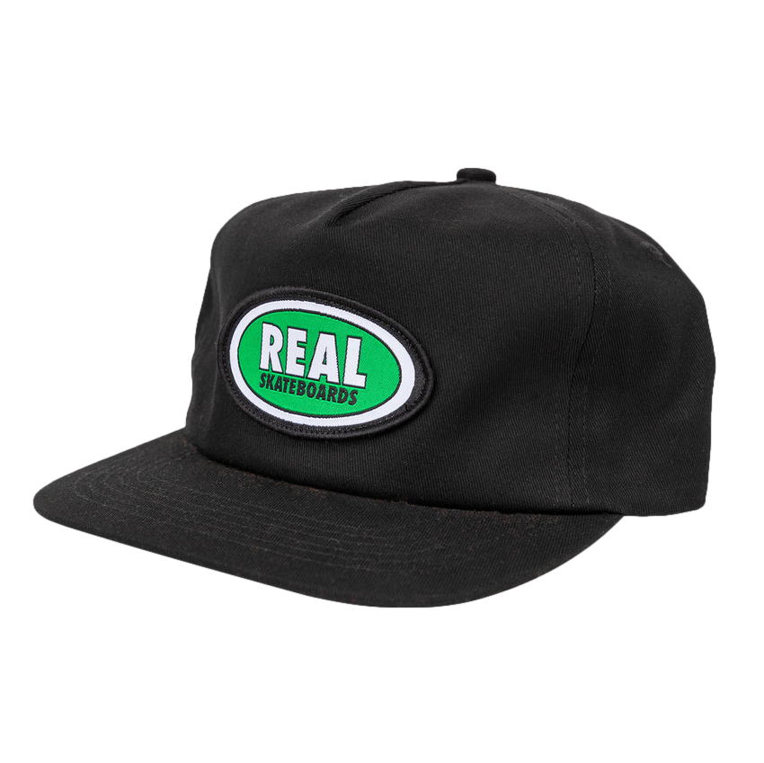 Real Oval Snapback Hat