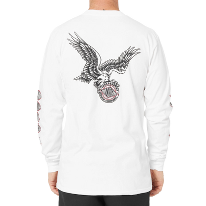 Independent BTG Eagle White L/S Tee