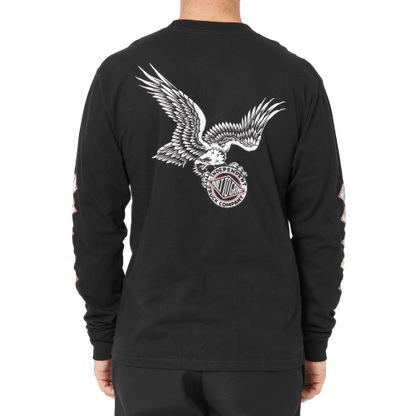 Independent BTG Eagle L/S Black Tee